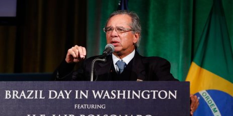 Paulo Guedes pede que empresários dos EUA invistam no Brasil