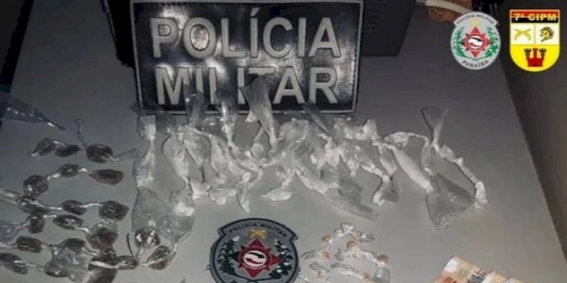 Suspeitos de tráfico são presos em ação da Polícia Militar no interior da PB