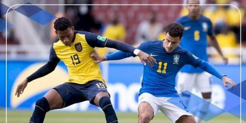 Em jogo com quatro participações do VAR, Brasil e Equador empatam