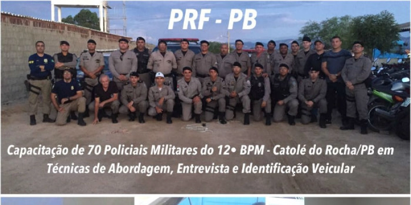 PRF ministra capacitação e treinamento para a Polícia Militar da Paraíba
