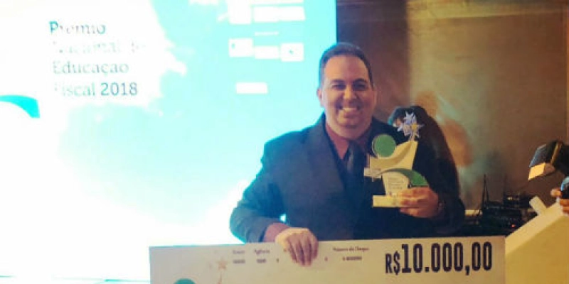 Professor da Rede Estadual é bicampeão no Prêmio Nacional de Educação Fiscal