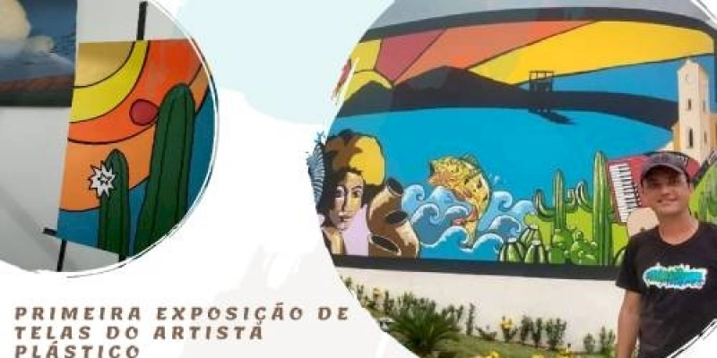Coremas realizará a primeira exposição de Telas do Artista Plástico, Altieres Rodrigues