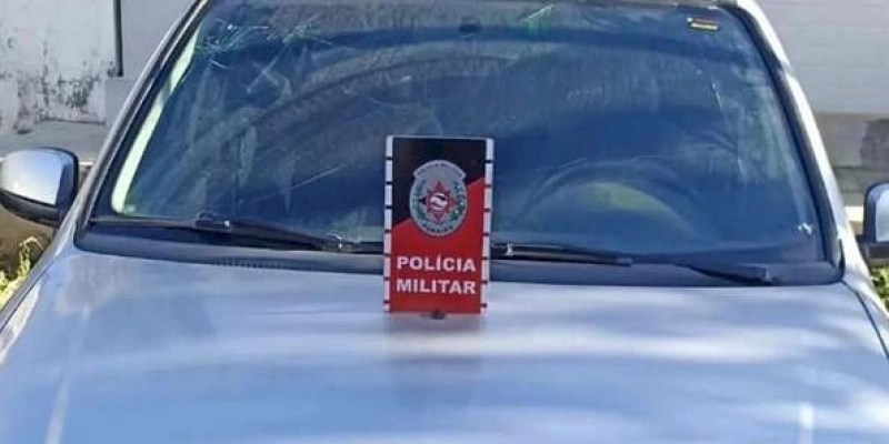 Polícia Militar apreende veículo com indícios de sinais identificadores adulterados, no Sertão