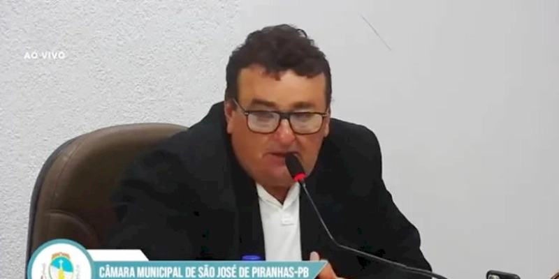 Vereador Zé Nildo de São José de Piranhas, morre em consequência de um AVC