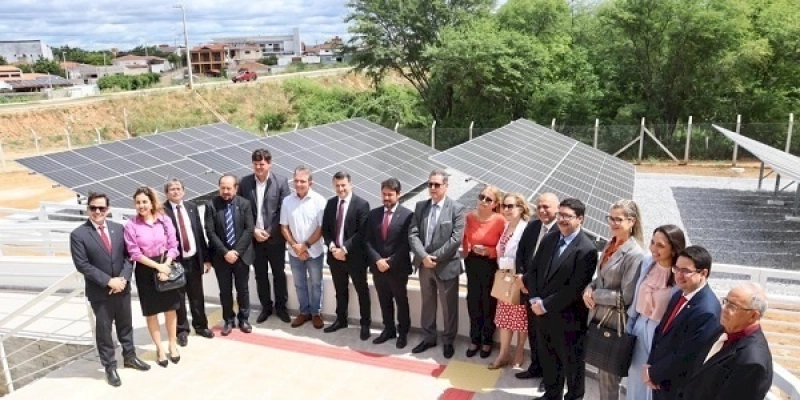 PGJ inaugura primeira usina de energia solar do Ministério Público da Paraíba