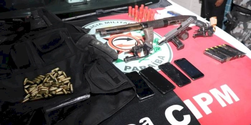 Polícia prende suspeitos de planejar ataque a tiros na Paraíba