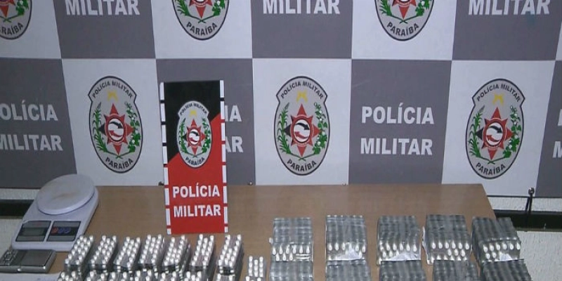 Jovem é detido com quase oito mil comprimidos alucinógenos na Paraíba