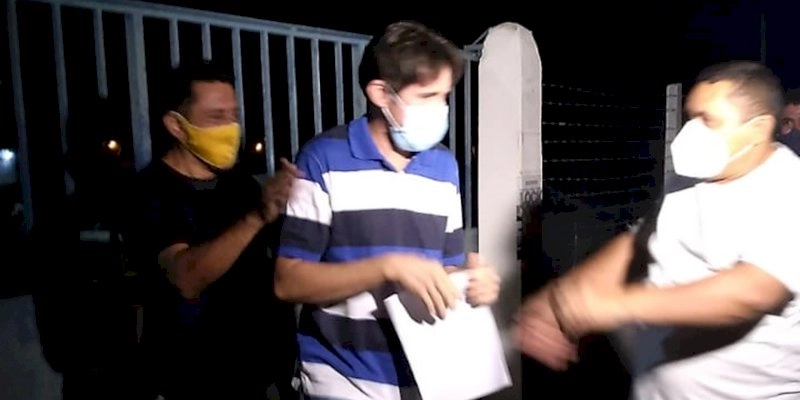 Sousense preso injustamente é posto em liberdade na noite deste sábado da Colônia Penal; Assista Vídeo 