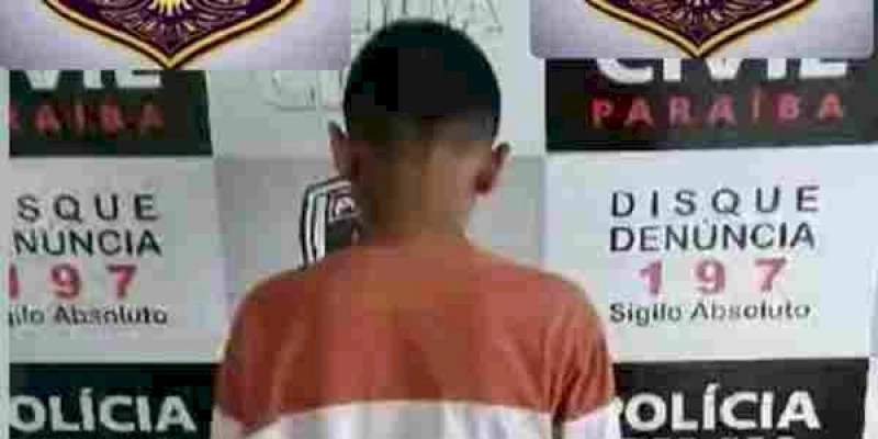 Menor de 13 anos é apreendido suspeito de tentar roubar carros, na Paraíba