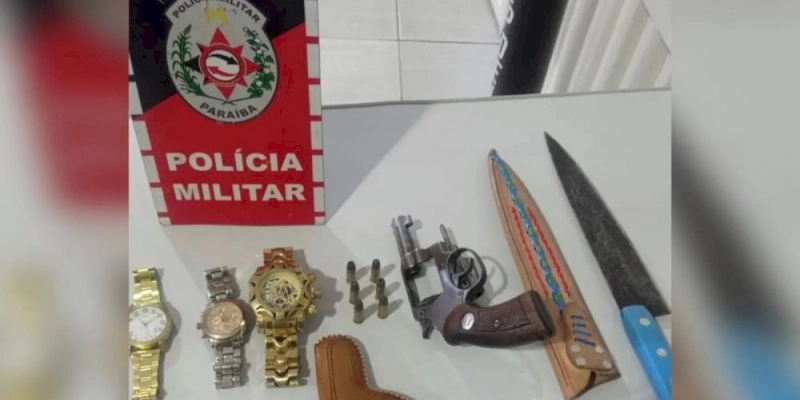 Polícia prende homem por porte ilegal de arma de fogo, no Sertão 