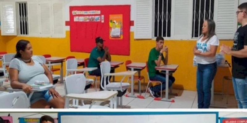 Secretaria de Educação do município de Aparecida realiza a entrega de kits escolares e fardamentos nas turmas do EJA