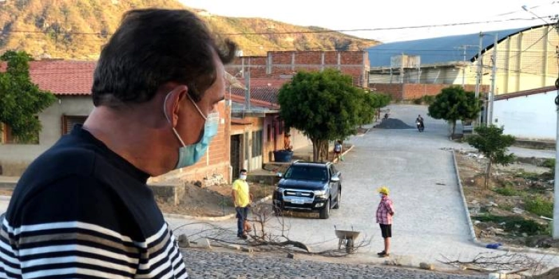 Bairro Zuza Holanda, em São José de Piranhas é contemplado com obras de calçamentos