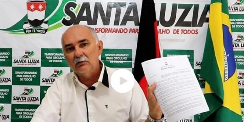 Gastos excessivos com pessoal: Prefeito de Santa Luzia sob investigação do MP