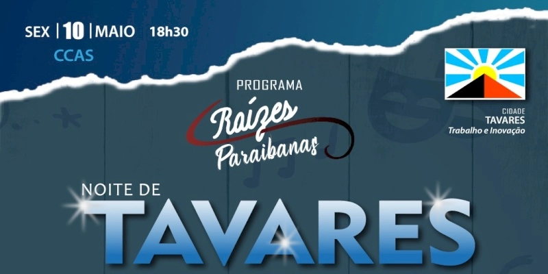 Programa “Raízes Paraibanas” do TCE-PB traz para João Pessoa apresentações culturais de Tavares nesta sexta-feira (10)