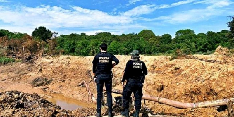 Polícia Federal combate extração ilegal de minério no estado da Paraíba