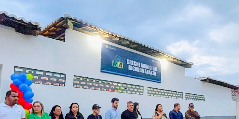 Wilson Filho prestigia inauguração de creche em Diamante e reafirma reformas de mais oito escolas