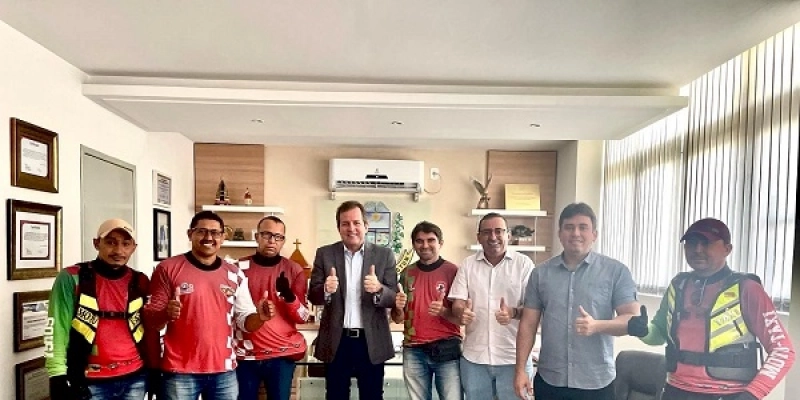 Radamés abre portas, e os Mototaxistas conquistam pleitos com o Prefeito Tyrone