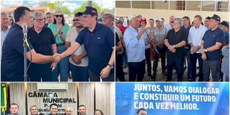 Wilson Santiago visita cinco municípios e prestigia inaugurações com prefeitos da região