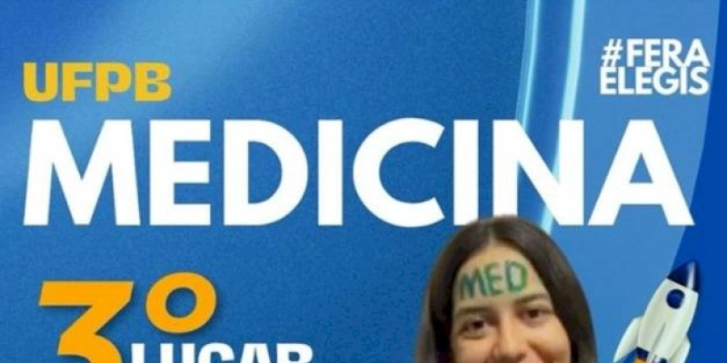 Escola do Legislativo tem aluna aprovada em Medicina na UFPB em 3º lugar