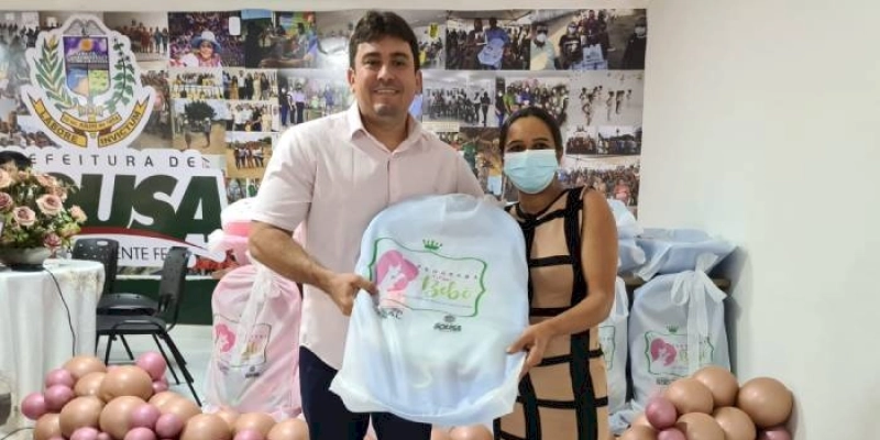 Município de Sousa realiza mais uma etapa de entrega mensal de kits enxoval
