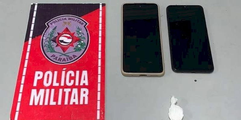 Polícia Militar apreende droga durante barreira policial na estrada que liga Bom Sucesso a Lagoa