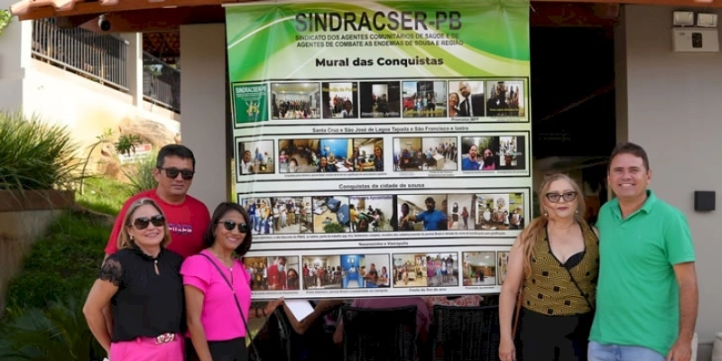Sindicato dos Agentes de Saúde e Endemias de Sousa realiza confraternização, e comemora conquista da categoria; Fotos e Vídeo 