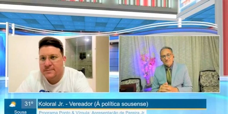 TVRPB: Vereador Koloral fala sobre perseguições, projetos, sonho, prefeitura, e diz que deixará o legado de honestidade para seus filhos em Sousa; Assista