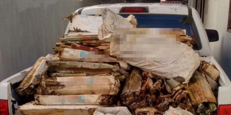 Mais de 1,6 mil bananas de dinamites encontradas em Coremas estavam armazenadas há 15 anos na comunidade