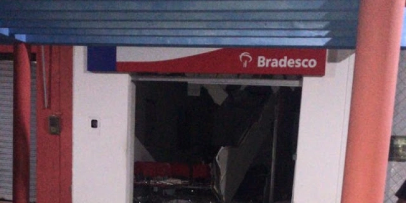 Agência do Bradesco de Triunfo, no Sertão da Paraíba é explodida durante a madrugada