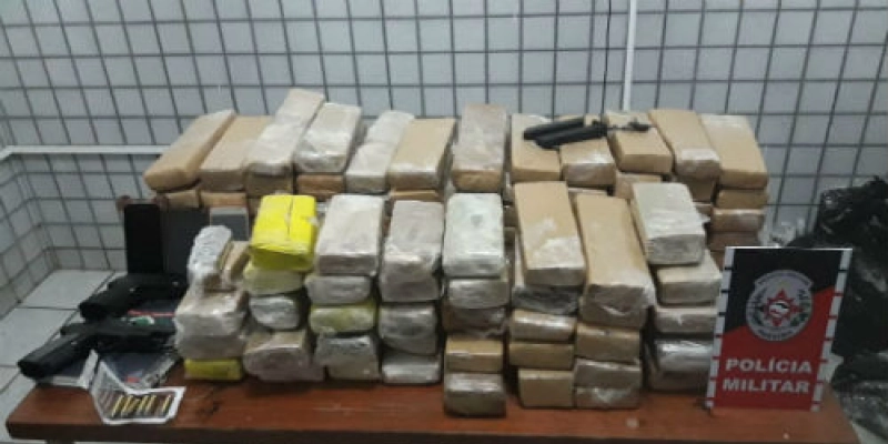 PB: Polícia apreende 40 quilos de drogas e detém três suspeitos 