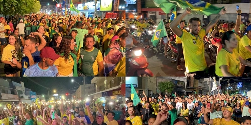 ‘Onda Amarela’ ocupa Ruas em Sousa na noite desta quarta-feira em defesa da Pátria, Liberdade e Família 