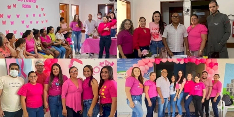 Secretaria de saúde de Aparecida realiza ações em alusão ao outubro rosa 