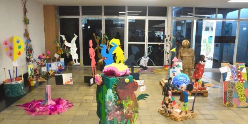 Celeiro Espaço Criativo expõe obras produzidas por crianças nas unidades da Rede Municipal de Ensino