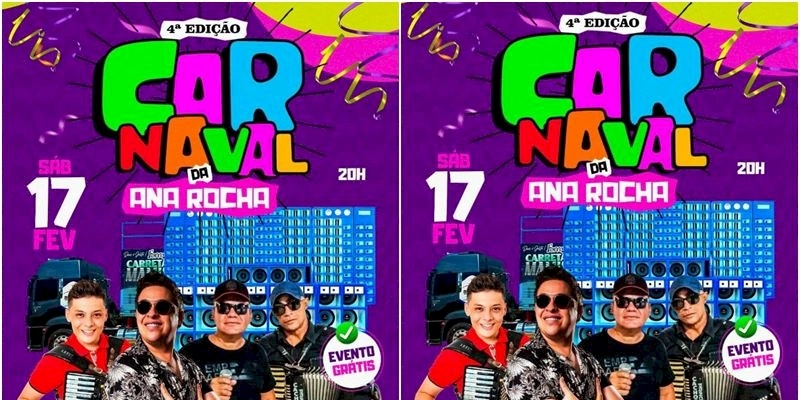 Carnaval da Resseca nas Ruas em Marizópolis neste sábado terá Gilson & Mania na Carreta do Mamute