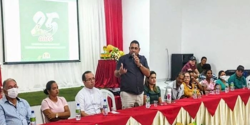 Prefeito João Neto participa dos 25 anos de fundação do Sindicato dos Trabalhadores Rurais de Agricultores e Agricultoras Familiares