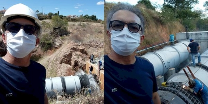 Após audiência em Brasília, Wilson Santiago informa que vazamento no açude de São Gonçalo já foi solucionado