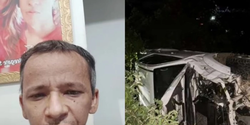 Cantor Cachorrão da Brega sofre acidente automobilístico