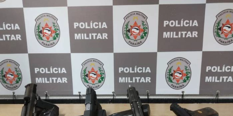Polícia Militar prende mulher com quatro armas de fogo em hotel na Paraíba