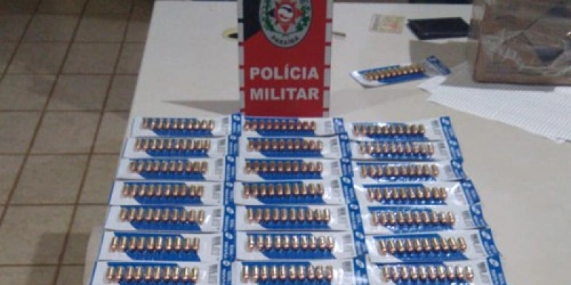 Operação Cidade Segura apreende 400 munições de pistola no Sertão