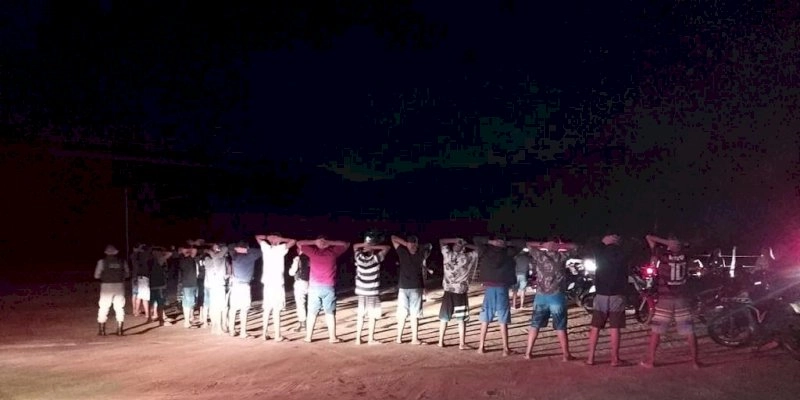 Polícia Militar acaba com evento que promovia aglomeração de mais de 200 pessoas