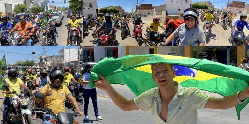 Patriotas vão as Ruas em Sousa no 7 de Setembro pedirem liberdade, e democracia; Vídeo 