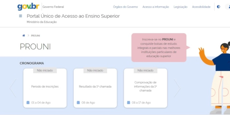 Prouni: inscrições para o primeiro semestre terminam hoje