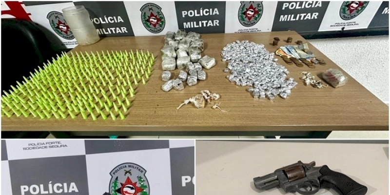 Polícia Militar prende suspeitos, cumpre mandado e apreende armas e drogas em operação na região metropolitana de João Pessoa