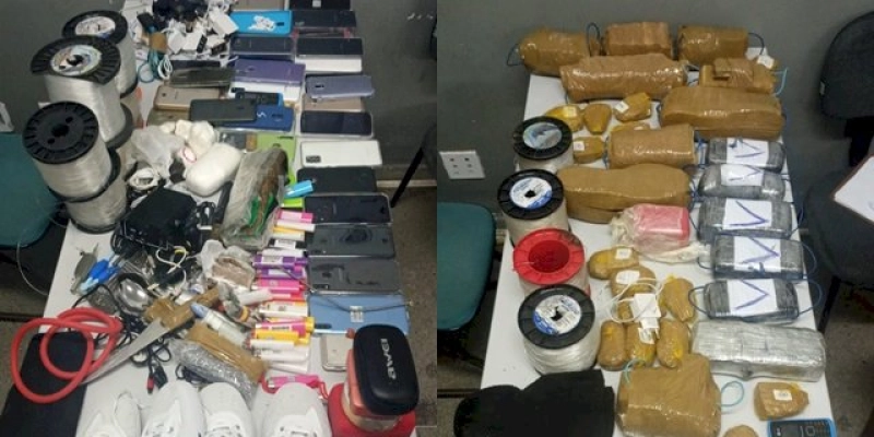 Operação Dia das Mães: PM apreende drogas e celulares que seriam arremessados para dentro do presídio em CG
