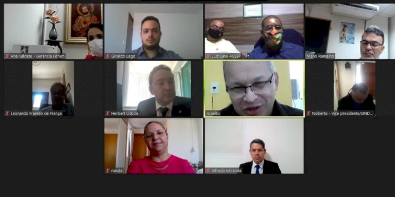 Diretores do Sindojus-PB e do Fórum Cível de JP têm produtiva reunião