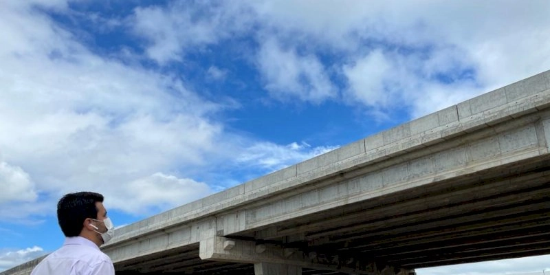 Wilson Filho visita viadutos liberados neste final de semana em Cabedelo; obra foi proposta pelo deputado em 2016