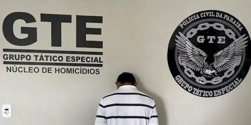 Logo após matar a companheira com tiro na cabeça, suspeito é preso em flagrante, na PB