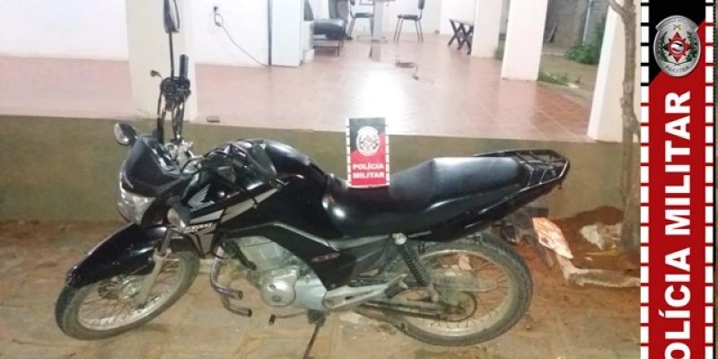 Policiais Militares recuperam moto roubada no Sertão