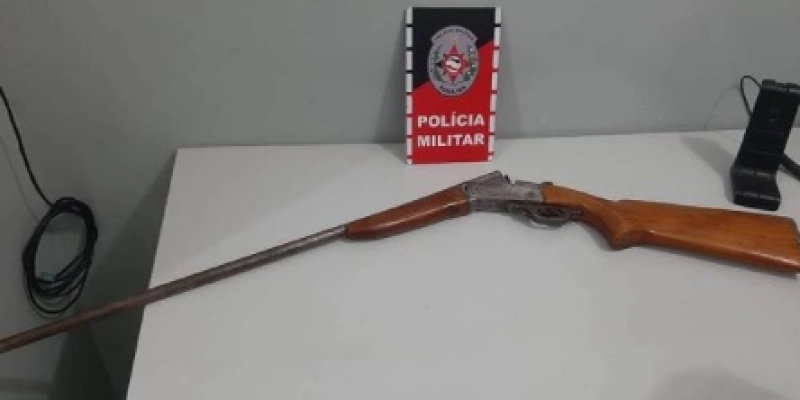 Polícia apreende arma de fogo durante Operação Saturação 