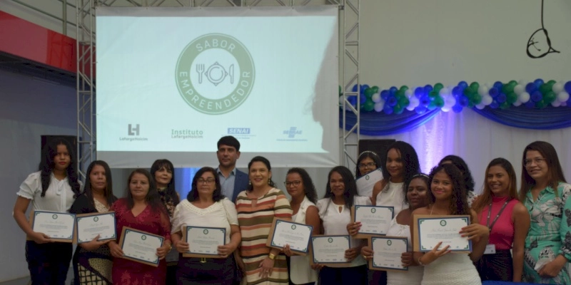 SENAI, Sebrae e LafargeHolcim realizam entrega de certificados do projeto Sabor Empreendedor, em Caaporã